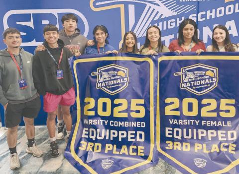 POWERLIFTERS TAKE THIRD AT NATIONALS