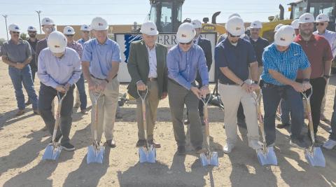 GROUNDBREAKING HELD ON MAIN STREET