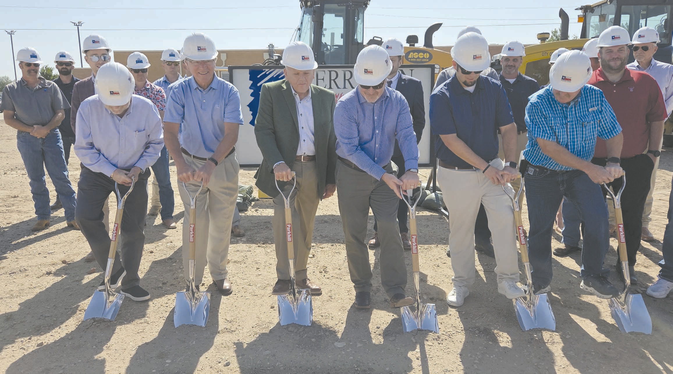 GROUNDBREAKING HELD ON MAIN STREET