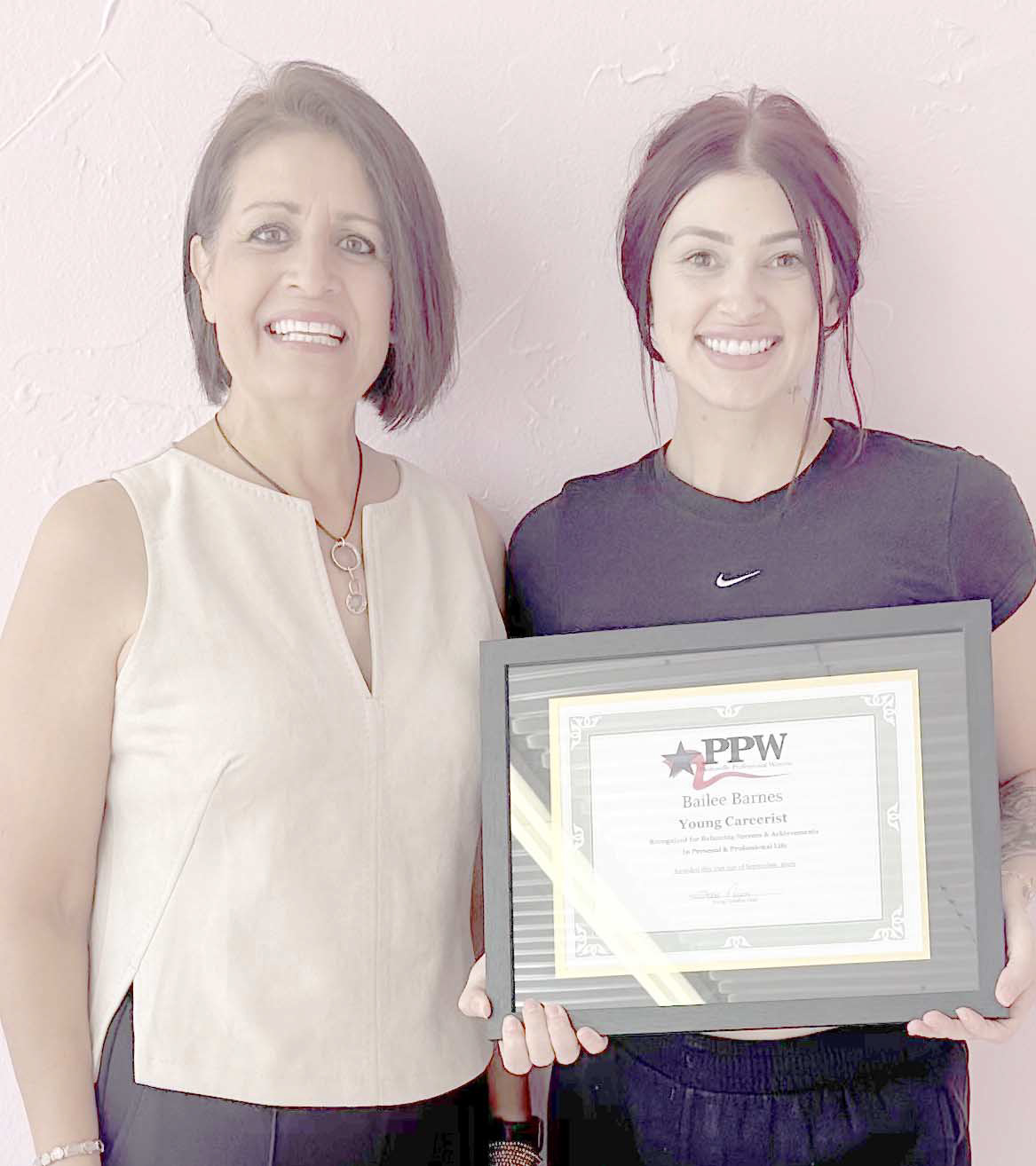PPW member Susie Najera and Young Careerist Bailee Barnes