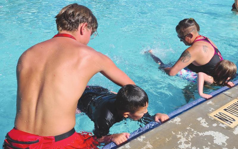 SWIMMING IS A KICK