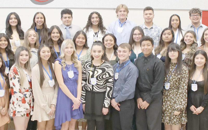 NHS INDUCTS NEW JUNIOR MEMBERS—