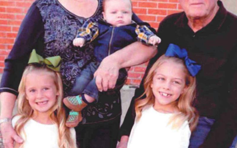 Dick and Arlene Boxwell with grandchildren Lakyn, Sutter and Victoria