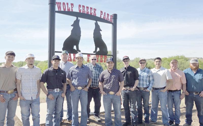 PHS WELDING CREATES NEW SIGN FOR WOLF CREEK PARK