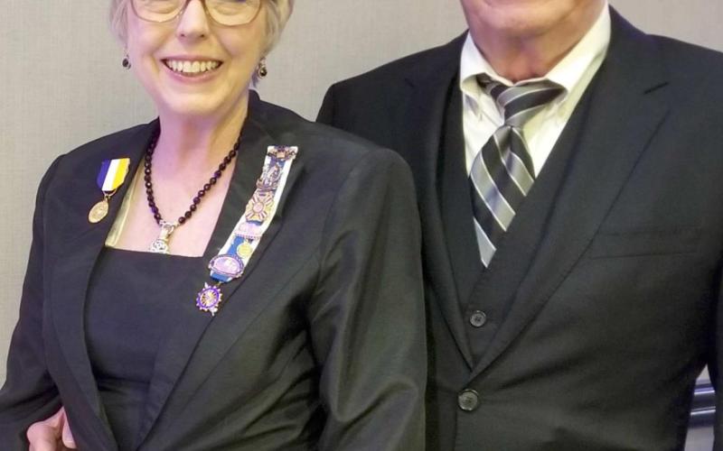 Barbara Johnson and husband Dale