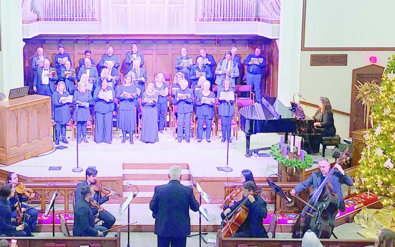 “MESSIAH” PERFORMED IN PERRYTON— George Frideric Handel’s “The Messiah” was performed for the 67th year on Sunday, Nov. 27, at First United Methodist Church in Perryton. More than 40 musicians from Perryton and surrounding communities came together to perform the seasonal classic.