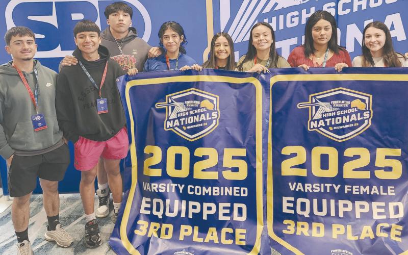 POWERLIFTERS TAKE THIRD AT NATIONALS