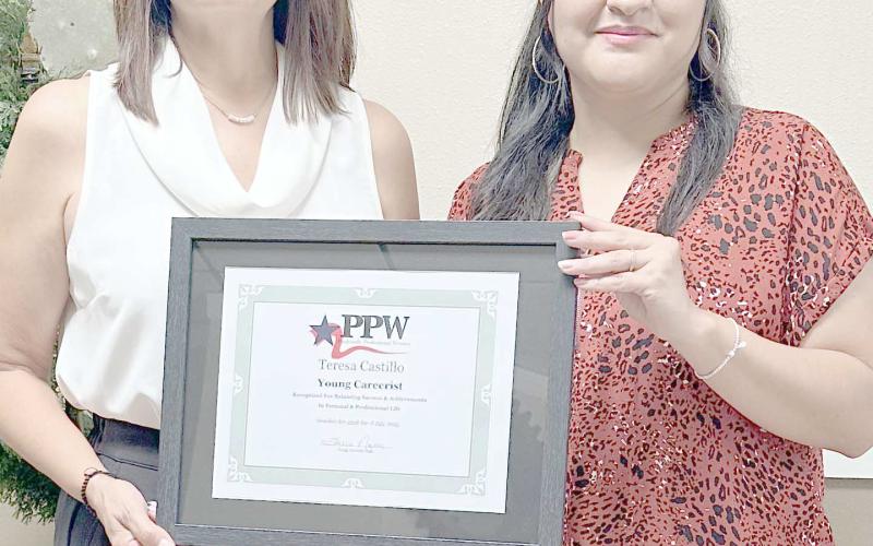 PPW member Susie Najera and Young Careerist Teresa Castillo