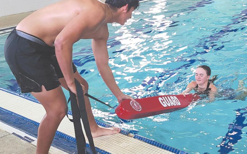 LIFEGUARDS IN TRAINING