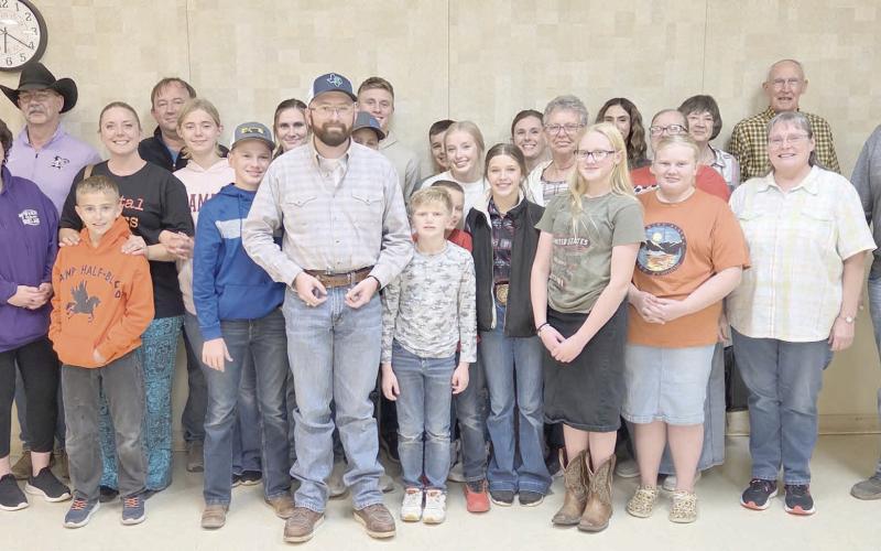 County and city residents visited the Ochiltree County Expo Center for a meet-and-greet reception for Marcus Preuninger, the county’s new Texas A&amp;amp;M Agrilife Extension Service agent. Preuninger took over the position on Nov. 1. He has previously served as an agent in Mitchell County, Gray County, and Reno County in Kansas.