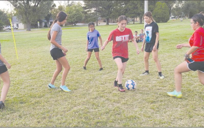 KICKING IT FOR SOCCER