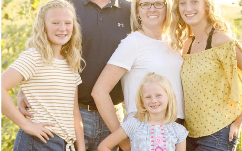 Jonathan and Chandra Bailey with daughters Kamryn, Katelyn &amp;amp; Karter
