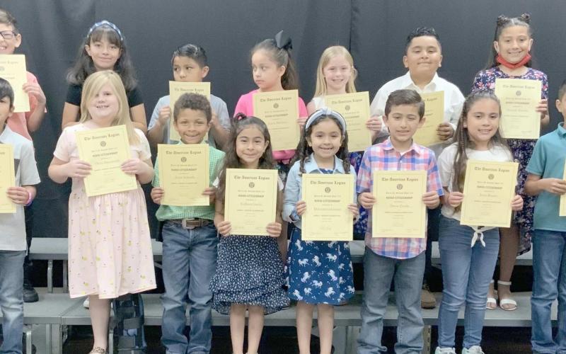SECOND GRADE CITIZENSHIP AWARDS