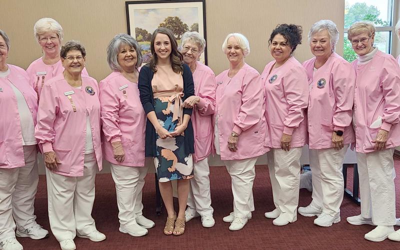 PINK LADIES WELCOME DR. O’BIERNE