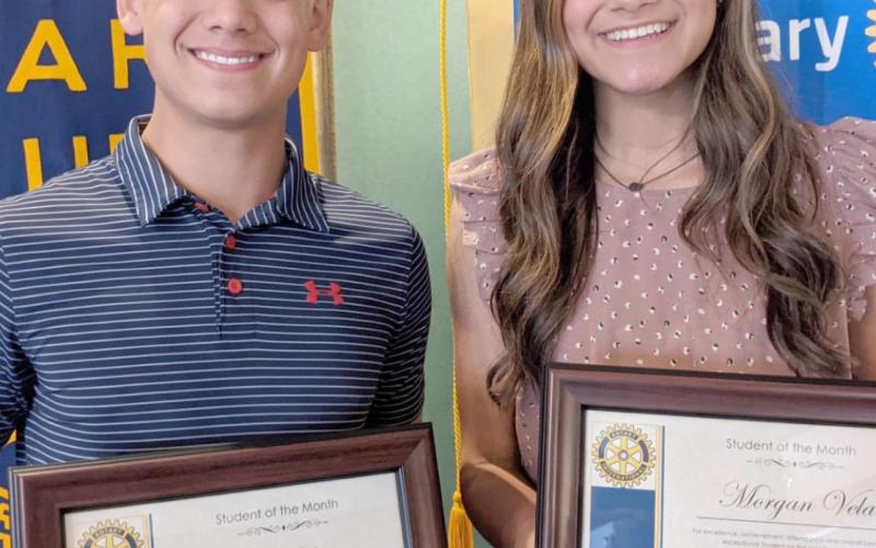 Vela, Laxton are May students of mont