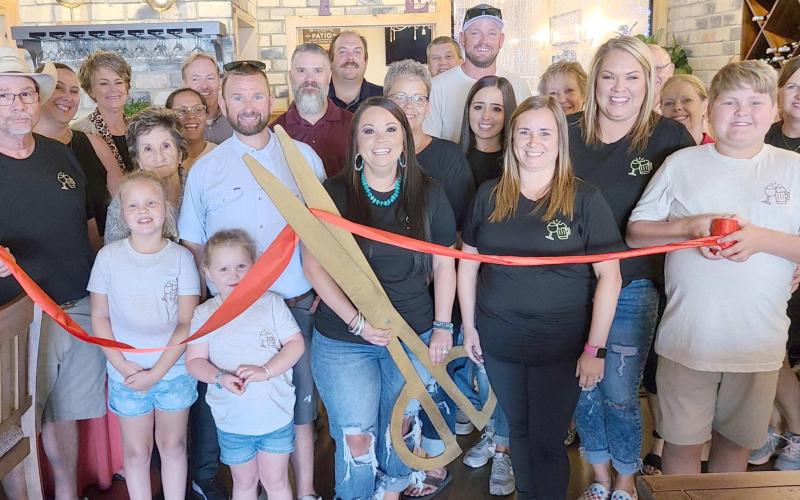 RIBBON CUTTING FOR SIP-A-ROO
