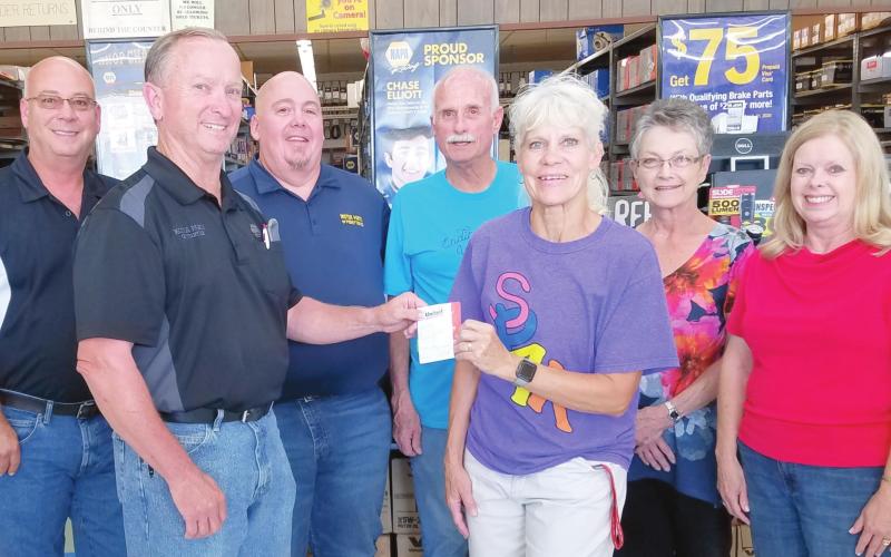 MOTOR PARTS DONATES TO SNACK PAK 4 KIDS