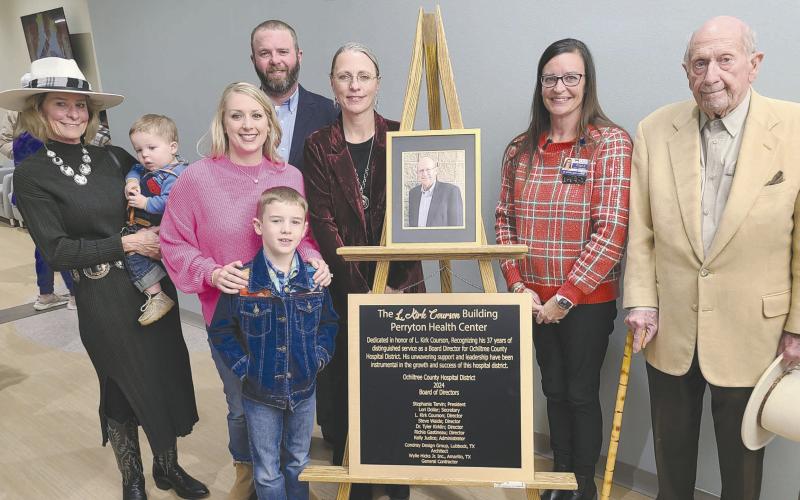 HEALTH CENTER BUILDING DEDICATED TO COURSON