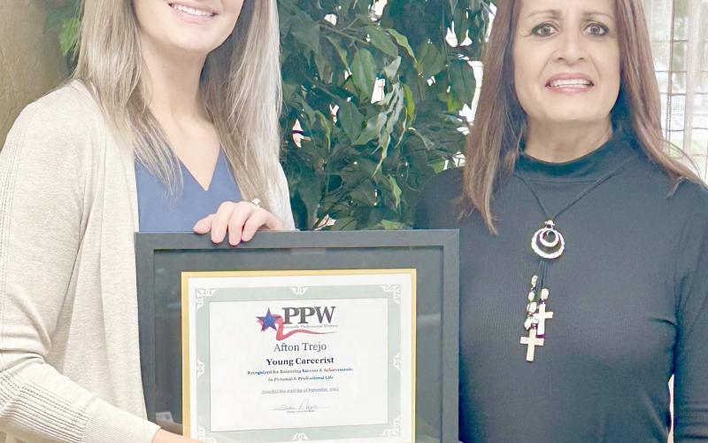 Afton Trejo and Susie Najera