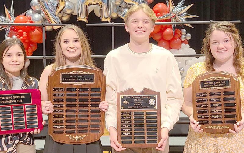 SPEECH AND DRAMA STUDENTS HONORED