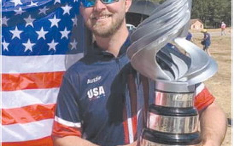 BUSCHMAN WORLD CHAMP Austin Buschman, a former Farnsworth resident, took first place in August at the Precision Rifle World Cup 2022, a competition administered by the International Precision Rifle Federation. The competition took place in Bitche, France, a small community on the German border on Aug. 6-12. Buschman scored 159 impacts out of a total of 175 shots to take the titles of World Champion and Open Division Champion.