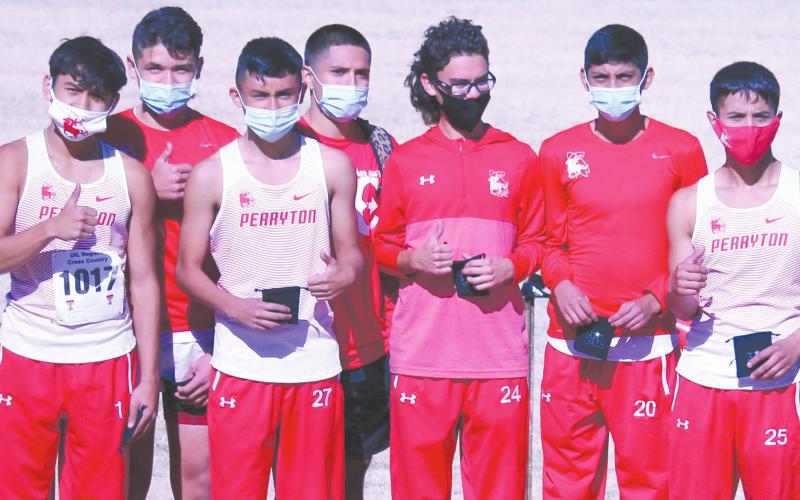 STATE BOUND The Ranger cross country team is headed to the state meet after a second place finish, behind number one ranked San Elizario, in the regional meet last week in Lubbock. Perryton, who is ranked second in the state, was just five points shy of winning the event. This will be the first time since 2015 the Rangers will run in the state event, slated for Nov. 23-24 in Round Rock.