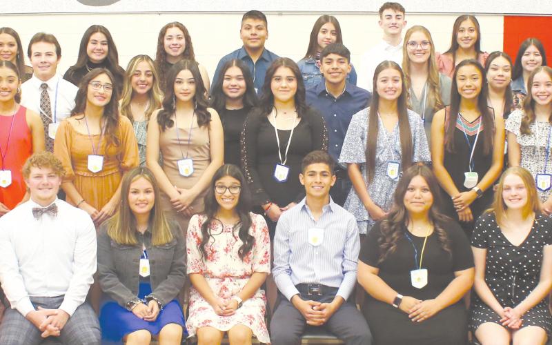 NEW NHS MEMBERS INDUCTED AT PHS