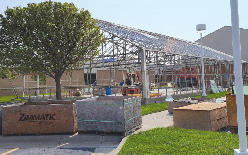 FPC GREENHOUSE TORN DOWN