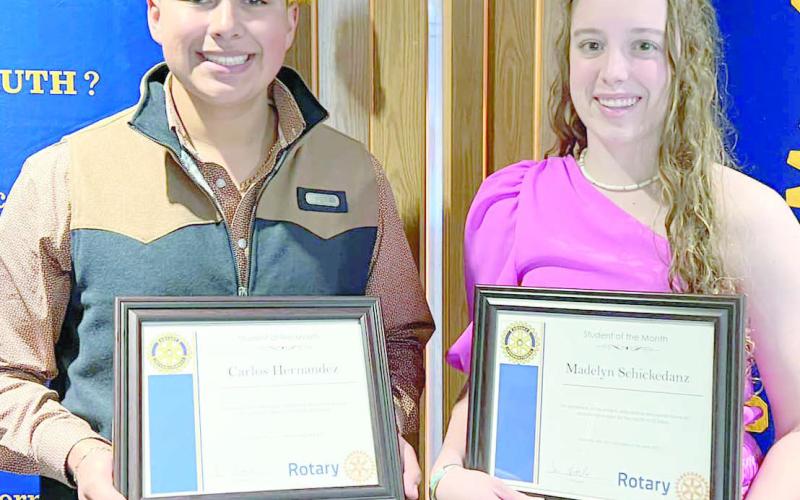 Carlos Hernandez and Maddie Schickedanz