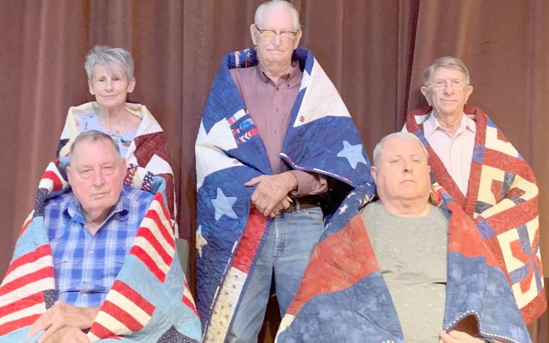 Quilts of Valor presented to 19 area veterans