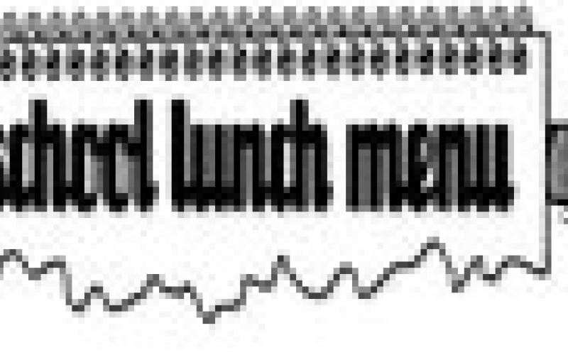 Pre-K Breakfast Menu