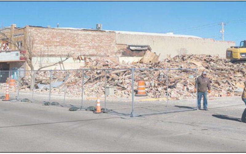 HOTEL PERRYTON BUILDING DEMOLISHED
