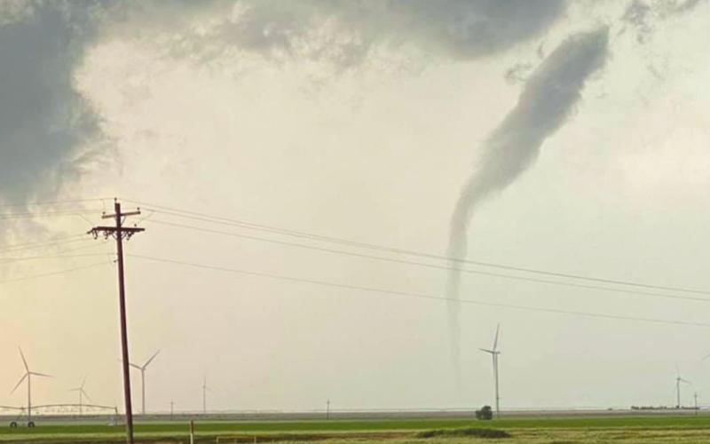 HAIL AND BRIEF TORNADOES REPORTED