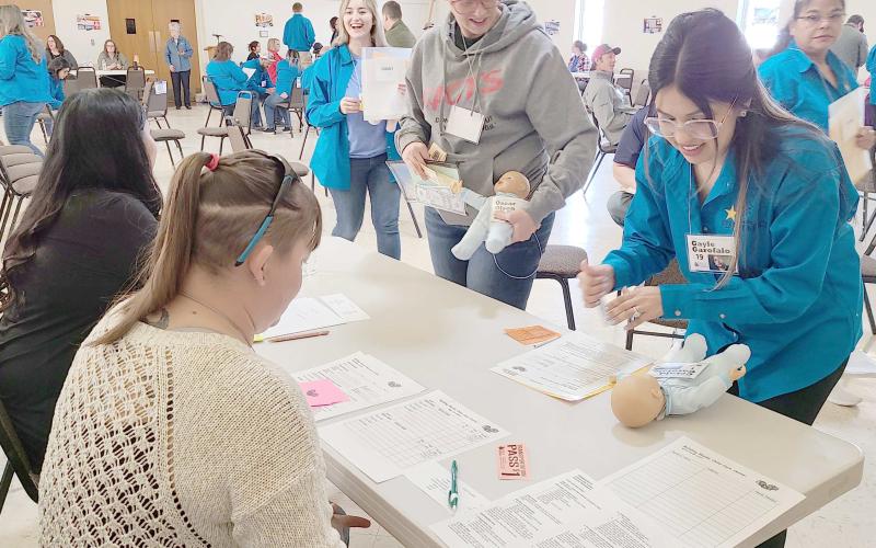 Leadership Perryton participates in Reality Day poverty simulation