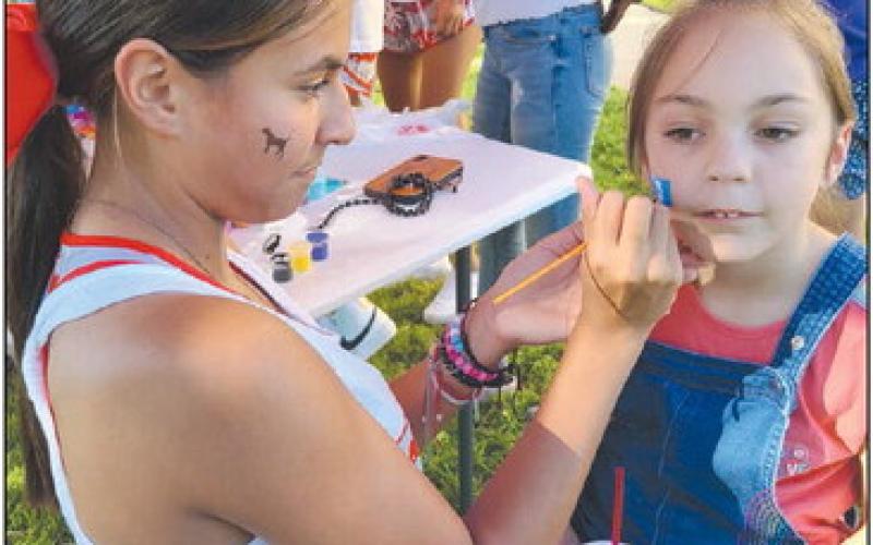 COLD SNACKS AND PAINTING ON MAIN STREET