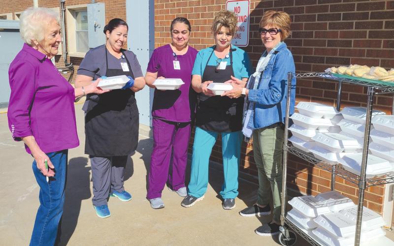 LOADING UP FOR MEALS ON WHEELS