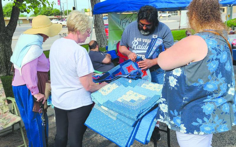 Local county residents are turning out for the Ochiltree County Farmers Market every Saturday for their pick of farm-fresh vegetables, homemade bread and pastries, and handmade crafts and quilts. The Farmers Market will be open in the Perryton National Bank parking lot from 8 a.m. to 1 p.m. every Saturday through mid-September.