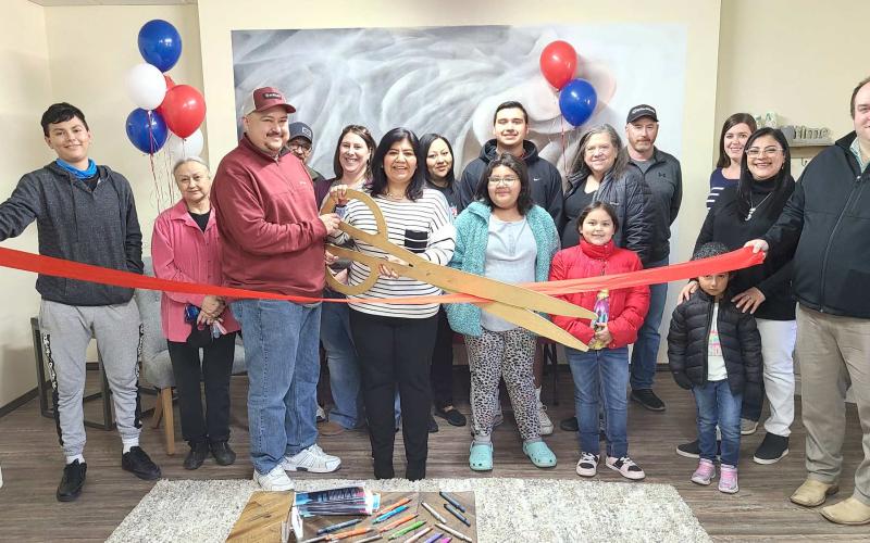HERNANDEZ BOOKKEEPING- Perryton-Ochiltree Chamber of Commerce members gathered last month for a ribbon-cutting ceremony for Hernandez Bookkeeping at 401 SW 13th Avenue in Perryton. The bookkeeping and accounting business is owned by Erika Hernandez.