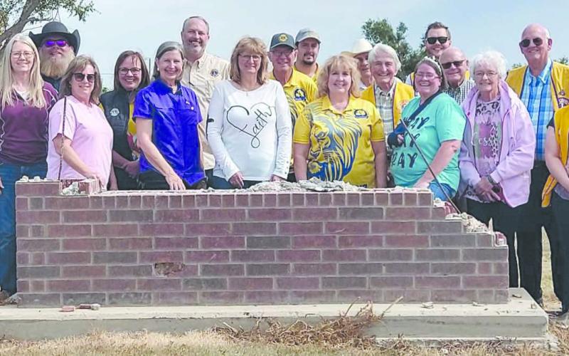 The Perryton Lions Club secured a $20,000 grant from Lions Club International to help restore Murphy Park after damage from the tornado on June 15. The donation was presented last month to Perryton Mayor Kerry Symons by Lions District Governor Ryan Monroe. The Lions also received donations of $17,000 from the Texas Lions Foundation, including Lions Clubs from all over the Panhandle, to be used to help the community.