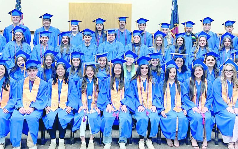 FPC GRADUATES LOCAL STUDENTS— A total of 73 students from Frank Phillips College, Allen Campus graduatedin May, at the FPC main campus in Borger. The graduating students included 24 students with Associate degrees, nine LVNs, 14 diesel mechanics, 14 welding students, and 12 cosmetology students.
