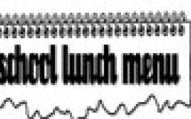 School Lunch Menu
