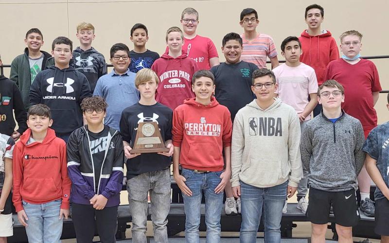 JUNIOR HIGH BOYS CHOIR TAKES SWEEPSTAKES