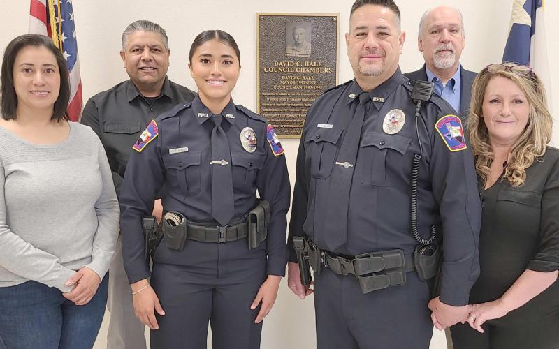 NEW OFFICERS SWORN IN