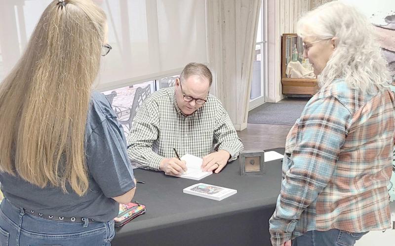Dr. Randy Skaggs, DVM, signed books at the Museum of the Plains for the official release of “Country Vet: More Tall Tails,” a collection of more funny and heartwarming stories from Skaggs’ many years of treating animals and their humans. The book is available at the museum and at Animal Clinic of Perryton.