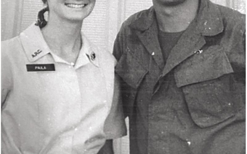 1963 Mr. and Miss PHS Paula Wright Haley and Byron Simpson reunited in Ahe Khe Vietnam in 1968