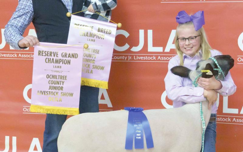 RESERVE GRAND CHAMPION SHEEP