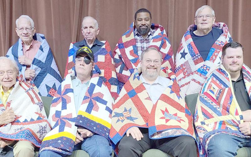 Remaining Quilt of Valor recipients are recognized
