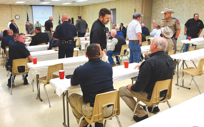 PANHANDLE PEACE OFFICERS VISIT PERRYTON