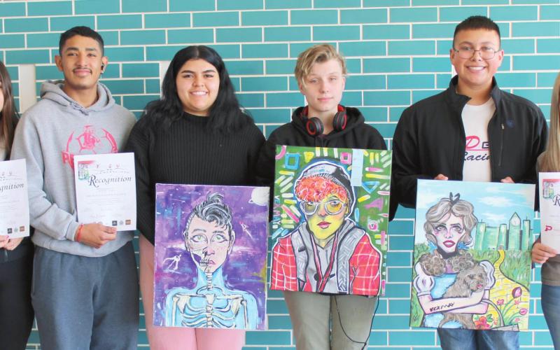 PHS STUDENTS WIN ART CONTESTS AT OPSU