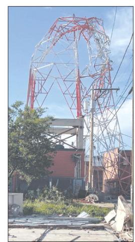 Tower at 3rd and Amherst was toppled by the storm